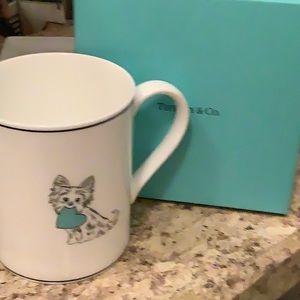 NIB Tiffany Yorkie mug